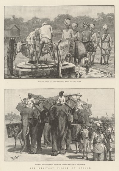 La Police Militaire de Birmanie - William Barnes Wollen